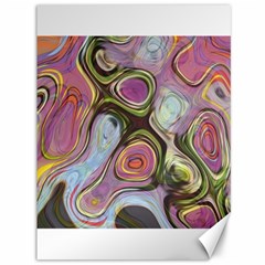 Retro Background Colorful Hippie Canvas 36  X 48   by Sapixe