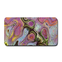 Retro Background Colorful Hippie Medium Bar Mats by Sapixe