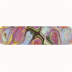 Retro Background Colorful Hippie Large Bar Mats by Sapixe