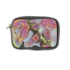 Retro Background Colorful Hippie Coin Purse by Sapixe