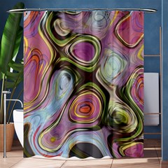 Retro Background Colorful Hippie Shower Curtain 60  X 72  (medium)  by Sapixe