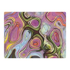 Retro Background Colorful Hippie Double Sided Flano Blanket (mini)  by Sapixe