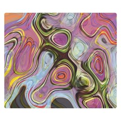 Retro Background Colorful Hippie Double Sided Flano Blanket (small)  by Sapixe