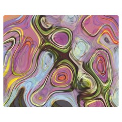 Retro Background Colorful Hippie Double Sided Flano Blanket (medium)  by Sapixe