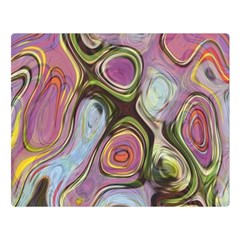 Retro Background Colorful Hippie Double Sided Flano Blanket (large)  by Sapixe