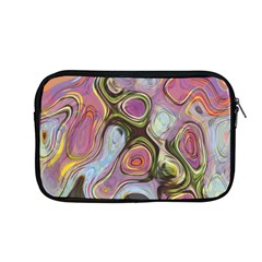 Retro Background Colorful Hippie Apple Macbook Pro 13  Zipper Case by Sapixe