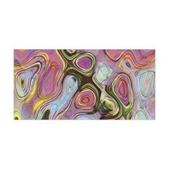 Retro Background Colorful Hippie Yoga Headband by Sapixe