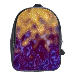 Fractal Rendering Background School Bag (large) by Sapixe