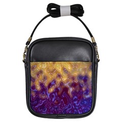 Fractal Rendering Background Girls Sling Bags by Sapixe