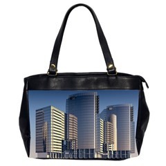 Skyscraper Skyscrapers Building Office Handbags (2 Sides)  by Sapixe