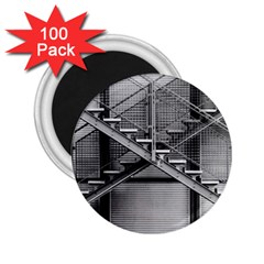 Architecture Stairs Steel Abstract 2 25  Magnets (100 Pack)  by Sapixe