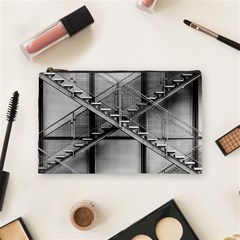 Architecture Stairs Steel Abstract Cosmetic Bag (medium)  by Sapixe