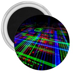 Electronics Board Computer Trace 3  Magnets by Sapixe