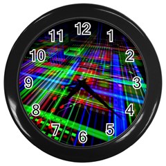 Electronics Board Computer Trace Wall Clocks (black) by Sapixe