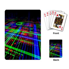 Electronics Board Computer Trace Playing Card by Sapixe