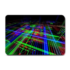 Electronics Board Computer Trace Small Doormat  by Sapixe