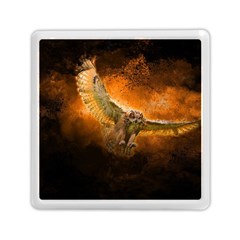 Art Creative Graphic Arts Owl Memory Card Reader (square)  by Sapixe