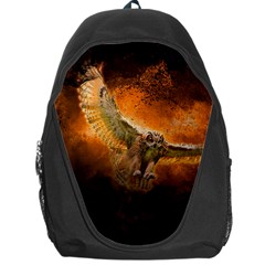 Art Creative Graphic Arts Owl Backpack Bag by Sapixe