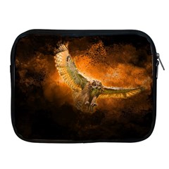 Art Creative Graphic Arts Owl Apple Ipad 2/3/4 Zipper Cases by Sapixe