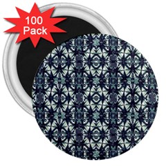 Intersecting Geometric Design 3  Magnets (100 Pack) by dflcprints