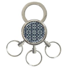 Intersecting Geometric Design 3-ring Key Chains by dflcprints