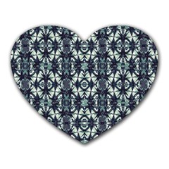 Intersecting Geometric Design Heart Mousepads by dflcprints