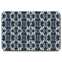 Intersecting Geometric Design Large Doormat  by dflcprints