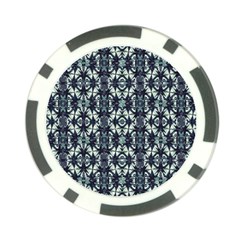 Intersecting Geometric Design Poker Chip Card Guard