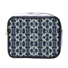 Intersecting Geometric Design Mini Toiletries Bags by dflcprints