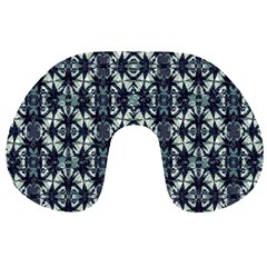 Intersecting Geometric Design Travel Neck Pillows by dflcprints