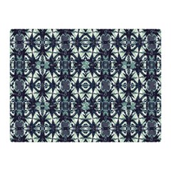 Intersecting Geometric Design Double Sided Flano Blanket (mini)  by dflcprints