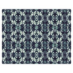 Intersecting Geometric Design Double Sided Flano Blanket (medium)  by dflcprints