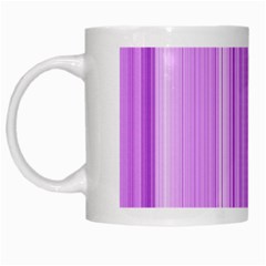 Background Texture Pattern Purple White Mugs by Sapixe