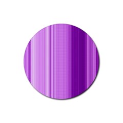 Background Texture Pattern Purple Rubber Coaster (round)  by Sapixe