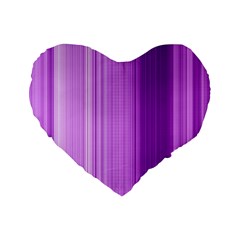 Background Texture Pattern Purple Standard 16  Premium Heart Shape Cushions by Sapixe