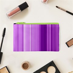 Background Texture Pattern Purple Cosmetic Bag (xs) by Sapixe