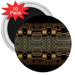 Board Digitization Circuits 3  Magnets (10 Pack)  by Sapixe