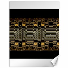 Board Digitization Circuits Canvas 36  X 48   by Sapixe