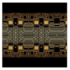 Board Digitization Circuits Large Satin Scarf (square) by Sapixe