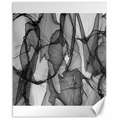 Abstract Black And White Background Canvas 16  X 20   by Sapixe