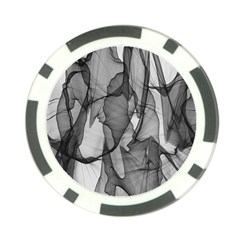 Abstract Black And White Background Poker Chip Card Guard by Sapixe