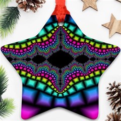 Fractal Art Artwork Digital Art Ornament (star) by Sapixe