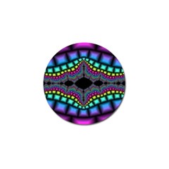 Fractal Art Artwork Digital Art Golf Ball Marker by Sapixe