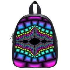 Fractal Art Artwork Digital Art School Bag (small) by Sapixe