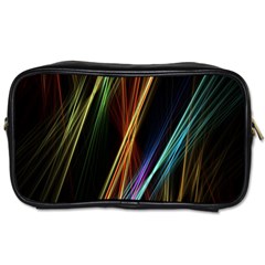 Lines Rays Background Light Toiletries Bags