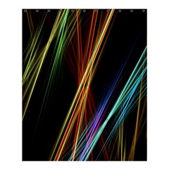 Lines Rays Background Light Shower Curtain 60  x 72  (Medium) 