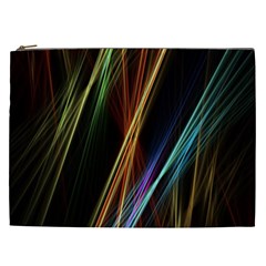 Lines Rays Background Light Cosmetic Bag (XXL) 