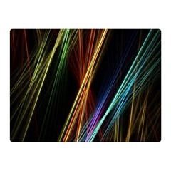 Lines Rays Background Light Double Sided Flano Blanket (Mini) 