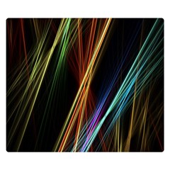 Lines Rays Background Light Double Sided Flano Blanket (Small) 