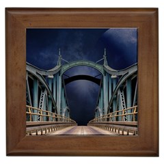 Bridge Mars Space Planet Framed Tiles by Sapixe